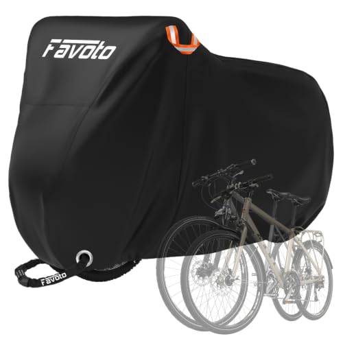 Favoto Waterproof Bike Cover for 2 Bicycles