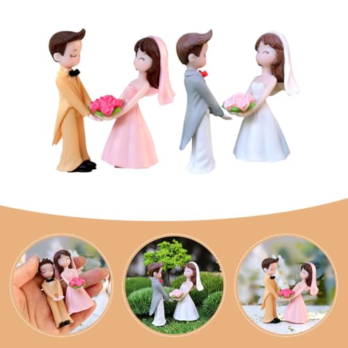 Safigle TW02328P09MA 2 Pairs Wedding Doll Decoration Romantic Desktop Decor thumb #7