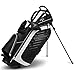 Callaway Golf Capital Prime 4.0 Stand Golf Bag, Black/White/Charcoal