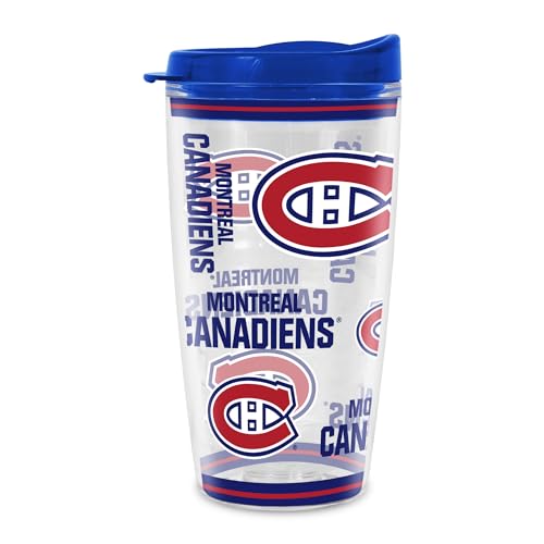 Rico Industries NHL Hockey Montreal Canadiens Mayhem Double Wall 16oz Tritan Tumbler