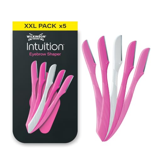 Wilkinson Sword Intuition Eyebrow Shaper, 5 Beauty Tools + 1 Präzisionskappe