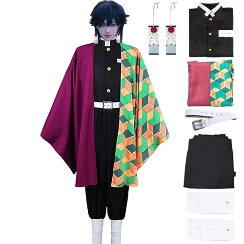 Buyoem Anime Cosplay Costume Halloween Cloak Adult Kimono Accessories Set Outfit