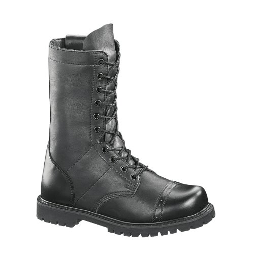 Bates Men's 11" Paratrooper Side Zip Boot, Black, 12 M US