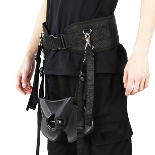 Leapiture Adjustable Fishing Rod Belt Waist Rod Support Holder Fishing Pole Fixing Belt Fishing Rod Stabilizer