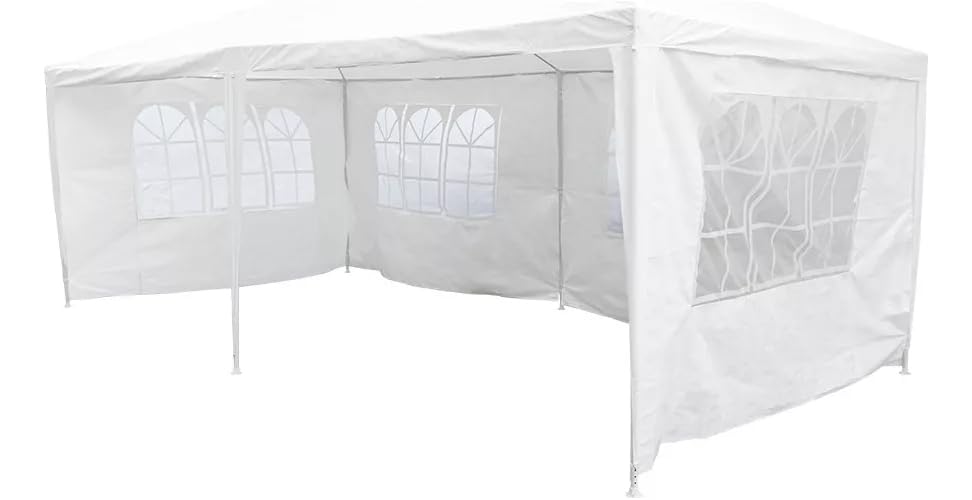 Toldos Carpas Y Sombrillas, Shoes Toldo Carpa Reforzado con Paredes 3x6 Metros Blanco Eventos, Blanco