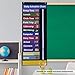 Daily Schedule Pocket Chart, Classroom Schedule Calendar with Movable Arrows for Teachers, Reusable Teaching Aid for Organizi