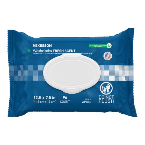 McKesson Washcloth Wipes, Scented, Adult Wet Wipes, 3 Pack, 288 Washcloths - image 7