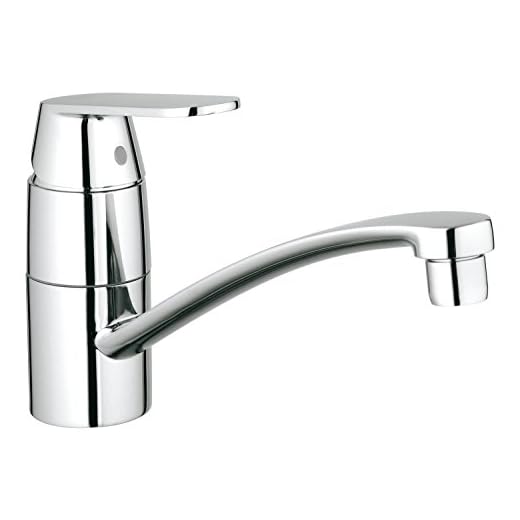 GROHE Robinet de Cuisine Eurosmart Cosmopolitan Bec Bas Escamotable 31170000 (Import Allemagne) Chrome
