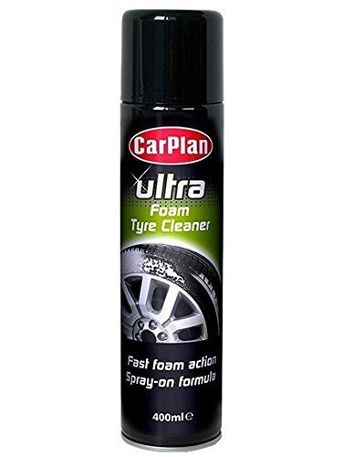 Carplan ULT125 Schiuma Detergente Effetto Opaco per Pneumatici, Flacone da 400 ml