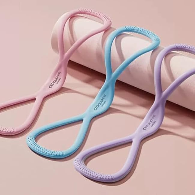 Resistance Bands, Figure 8 Exercise Bands for Women Men, Resistance Band for Working Out, Yoga Gym Fitness Pulling Rope with Handles, Safe, Ease of Use