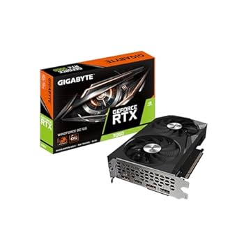 GIGABYTE Placa de vídeo GeForce RTX 3060 WINDFORCE OC 12G (rev. 2.0), 2 ventoinhas WINDFORCE, 12GB 192-bit GDDR6, GV-N3060WF2OC-12GD Rev2.0 placa de vídeo