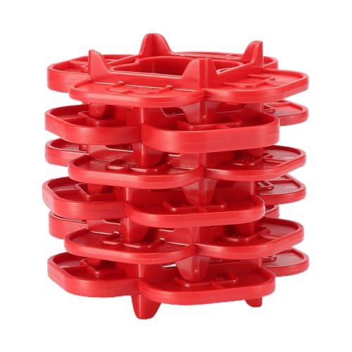 Separadores Para Tarima,Juego de 6 Unidades de Madera Dura con 4 Grosores para Espaciado de Suelos - Implemento De Control Preciso De Espacios Entre Tablas Para Jardín Garaje Trastero Cobertizo Y
