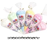 BoFUN Whipped Cream Glue Clay DIY Making Art Craft Kit, with Decoden Cream and Piping Tip for Handmade Phone Case, Mirror, Jewelry Accessories, Home Decoration (Pink/White)