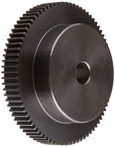 Martin TS1624 Spur Gear, 20° Pressure Angle, High Carbon Steel, Inch, 16 Pitch, 5/8" Bore, 1.625" OD, 0.750" Face Width, 24 Teeth #1