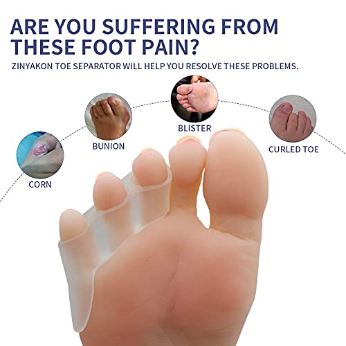 Zinyakon Gel Toe Separator Tailor, confezione da