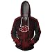 Produktbild IFITBELT Herren Naruto Muster 3D Gedruckte Jacke Pullover Reißverschluss Strickjacke Kapuzenpullover Mantel Anime Cosplay Kostüm (EU L->Asia XL,nao13)