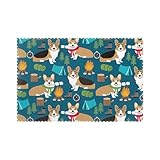 Idéal pour les fêtes saisonnières et familiales : cette collection de 6 sets de table Corgi assortis vous permet de joliment décorer toute votre table. Il est parfait pour créer une atmosphère accueillante pour les dîners quotidiens, un brunch de Pâques festif ou une table de fête printanière animée
