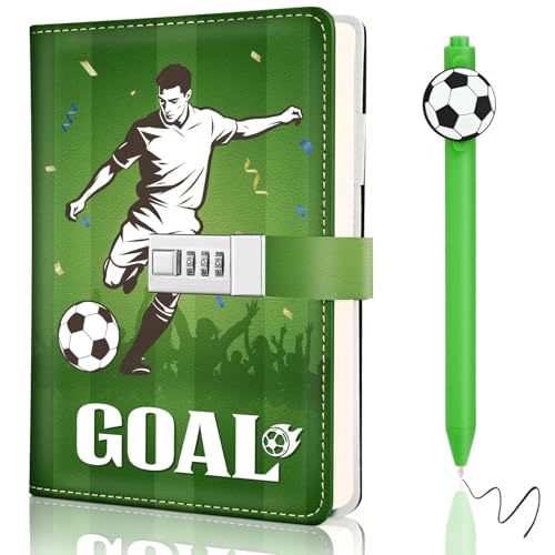 Journal intime avec cadenas - Pour garçons et enfants - Avec code - Cadeau de rentrée des classes - Cadeau pour 8, 9, 10, 11, 12, 13, 14, 15, 16, garçons,...