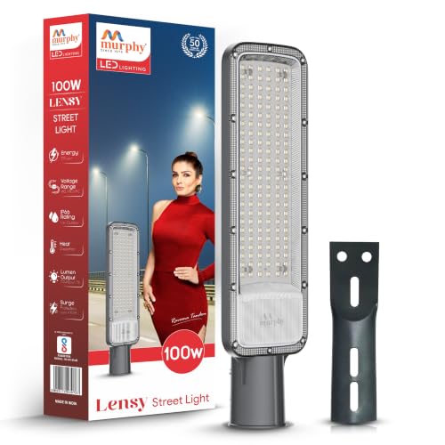 Image of Murphy Lensy 100W LED Street Light | 10000 Lumens | BIS Approved