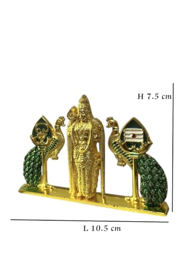 Image of Steel Murugan Vel Statue (8 cm) | Divine Lord Karthikeya Spear for Car Dashboard & Pooja Room Decor | Durable Red Vel Idol for Altar & Spiritual Gifting (malesia)