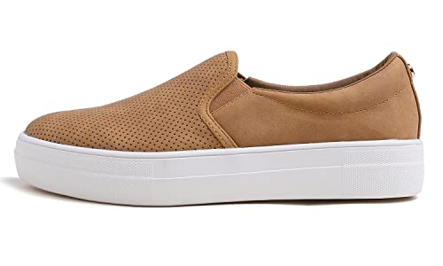 FEVERSOLE Women's Casual Slip On Sneaker Comfort Walking Loafer Flats2