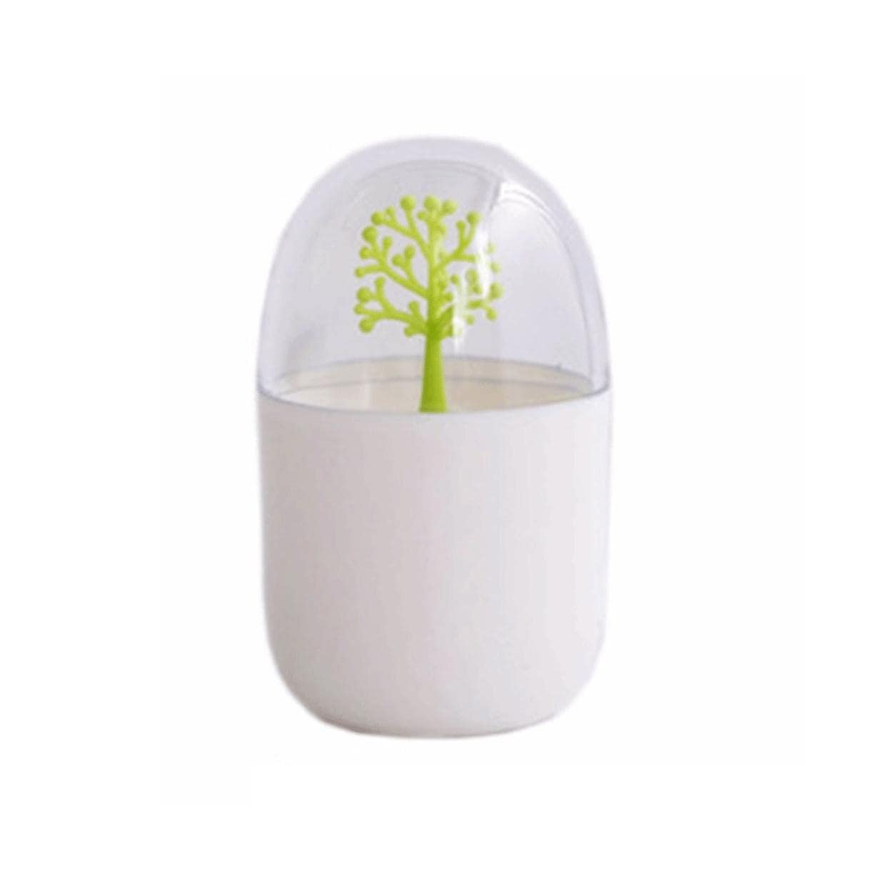 Wdwdw With Cotton Swabs D Toothpicks Dispenser Toothpick Box Fashion Forest Style Holder Plastic White Cotton Swab Container Novelty