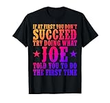 Funny Joe Shirts For Women Men Kids