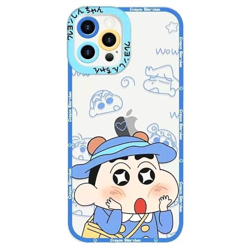 かわいい iphone16pro 用 ケース クレヨンしんちゃん スマホケース しんちゃん アイフォン16pro 用 カバー 6.3インチ スマホケース TPU クリアケース バンパー 薄型 超軽量 レンズ保護 iphone16Pro用 透明 A
