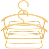 HOMSFOU Perchas Antideslizantes de Plástico Plegables para Ropa 2 Unidades, Ahorran Espacio, sin Marcas, para Camisas, Abrigos y Vestidos, Uso Doméstico y Viaje