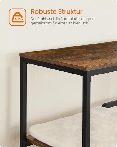 Feandrea Kratzbaum, Katzenbaum, 2-in-1-Möbel, vintagebraun PCT112X01 – Bild 7