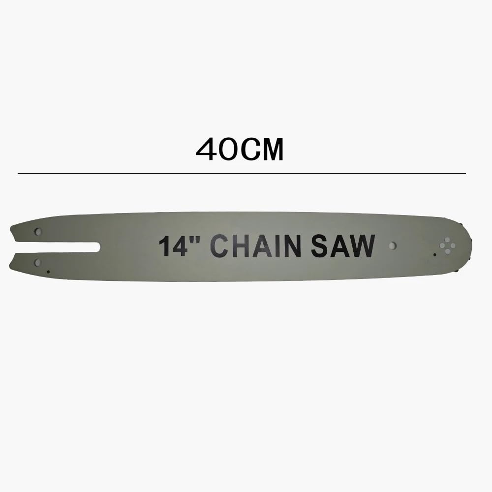 Barra Guida for Motosega da 14 Pollici con Catena for Sega 3/8 LP for 50 Sezioni | For accessori for utensili elettrici STIHL MS170 MS180 MS250(Saw Chain Guide Bar)