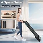 Laufband | Elektrisches Walking pad für Zuhause, Mit Bluetooth-Musikwiedergabefunktion, LED-Anzeige und Riemenscheibe 1-6KM/H, 110KG – Bild 4