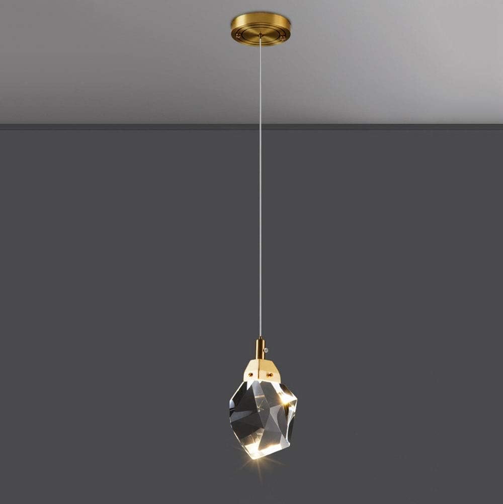 Post-Modern Entrance Pendant Light Mounted Light Ceiling Light Fixtures Chandelier Light Shade All-Copper Diamond Crystal Aisle Light Hanging Light Droplight Hanging Lantern