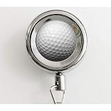 Golfball Krawattennadel oder Reverseil, einziehbar, mit wasserdichten Ausweishaltern und Schlüsselanhänger