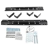 ECOTRIC Fifth 5th Wheel Trailer Hitch Mount Rails and Installation Kits for Full-Size Trucks