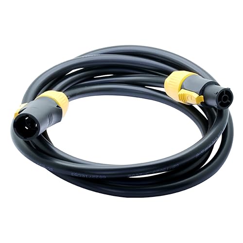 Conector de entrada a salida de 3 pines en material PA66 con cable de 1.5 M 5