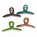 Big Claw Large Butterfly 5" Oversize Acrylic Hair Clips for Long Thick Hair Barrette Accessories Chr
