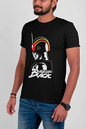 Camiseta Kamen Rider Black Tokusatsu Preta Adulto Unissex (GG)