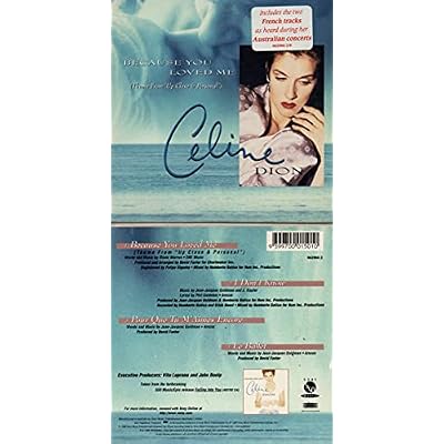Because you loved me Australie 4-Track CARD SLEEVE