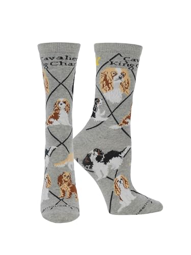 Cavalier King Charles Spaniel Crew Socks