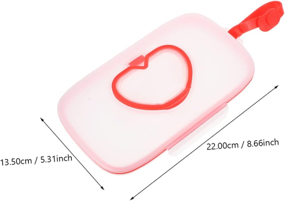 2pcs Wipes Dispenser Box Portable Wipes Holder for Diaper Bag Outdoor Case Lanyard