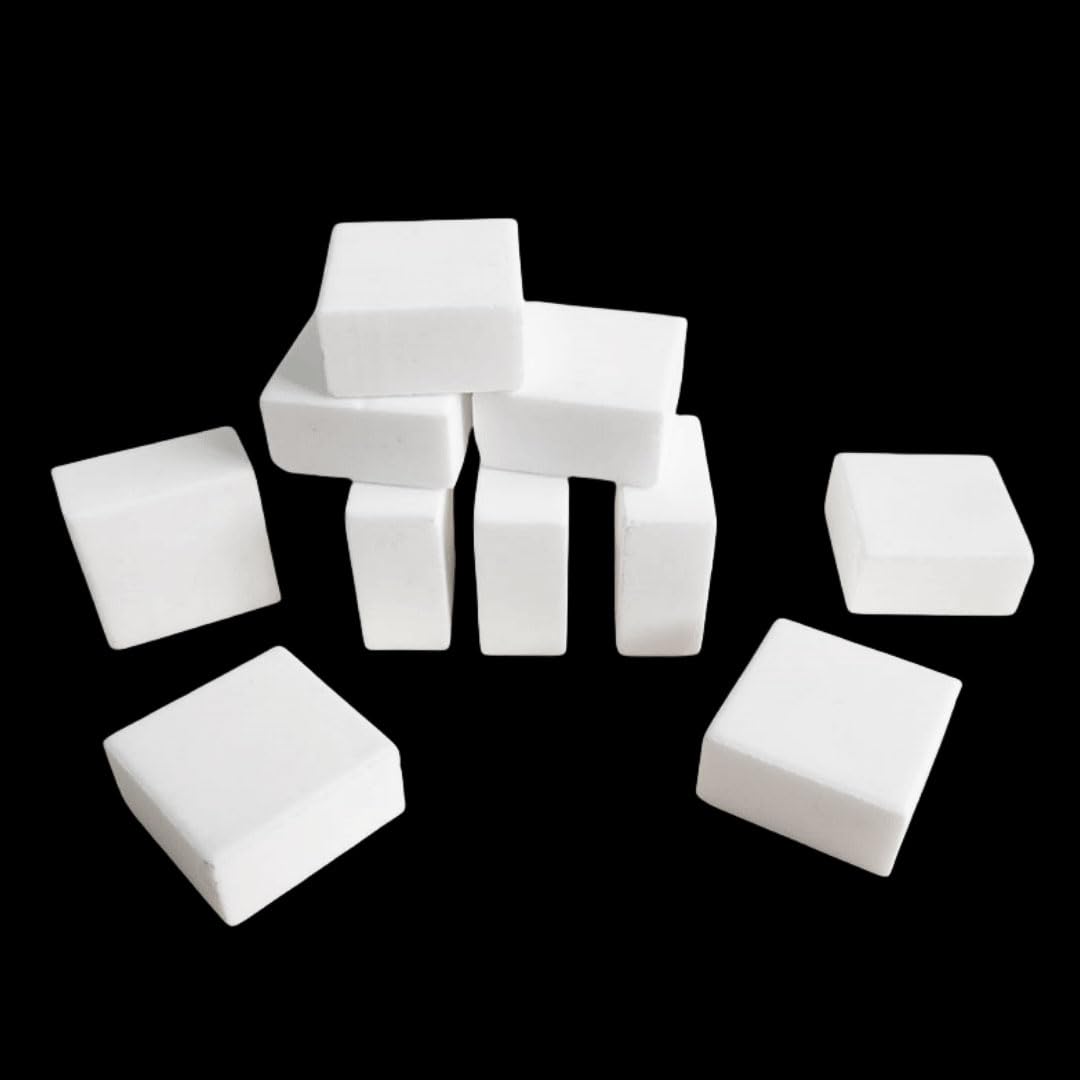 Fogli in ceramica allumina - Piastre isolanti ad alta temperatura per uso industriale, 20 x 150 x 20 mm, durevoli e resistenti al calore, 1 pezzo