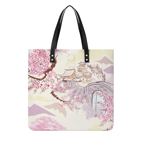 Sac à main Fleur De Pavillon cabas shopper aux finitions soignées pour femmes