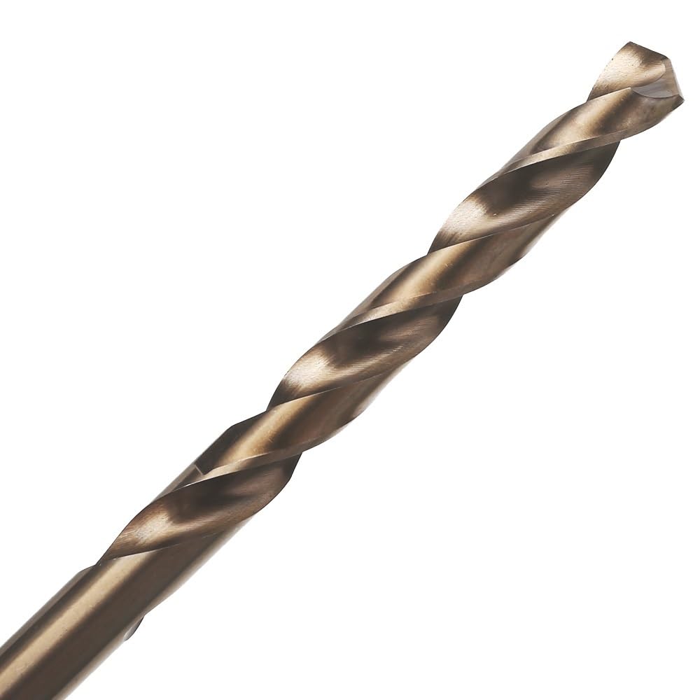 Juego de Brocas de Cobalto M35 Broca Helicoidal Hss de 1-13 mm para Metal Hierro Fundido Acero Inoxidable Plástico y Madera (12 mm 5 Unidades)