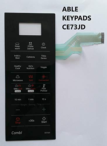 Image of CE73JD Able Microwave Oven Membrane Keypad (B)