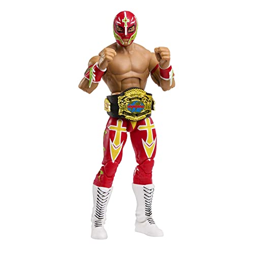 Wwe Rey Mysterio Elite Collection Action Figure, Deluxe Articulation & Life-Like Detail With Iconic Accessories, 6-Inch #TOP3
