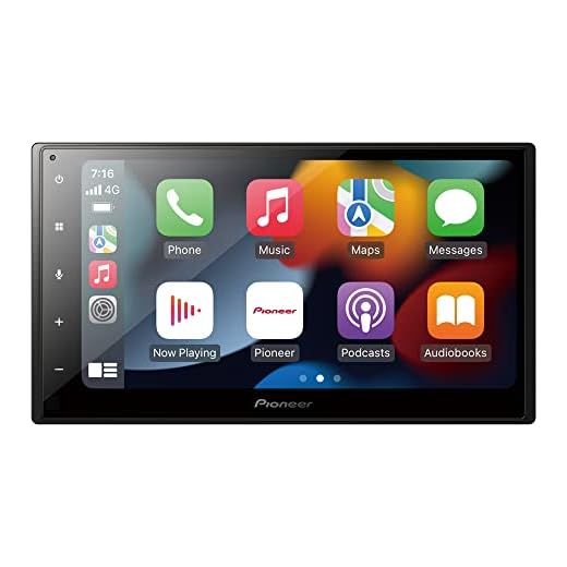 Pioneer SPH-DA360DAB-F, 2-DIN-Media Receiver, kapazitives 6,8" Touchpanel, mit Wi-Fi, Apple CarPlay, Android Auto und DAB+, inklusive Displayschutzfolie