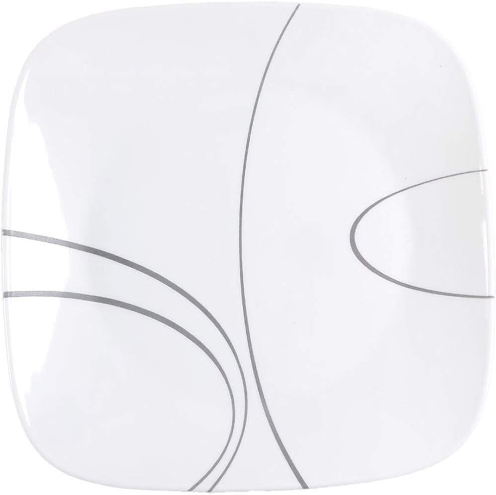 Corelle Square 101/4Inch Dinner Plate, Simple Lines