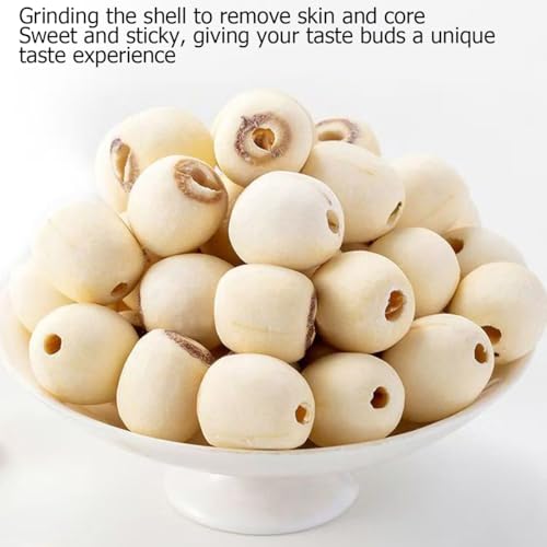 Dried white lotus seed 10.58 oz Hollow dried lotus seed 300g - Image 4