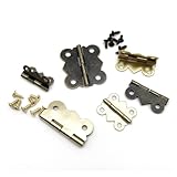 Fonction de fermeture en douceur : chaque charnière est conçue avec un amortisseur intégré for une action de fermeture silencieuse et douce, parfaite for les coffres à bijoux délicats et les maisons de poupées.